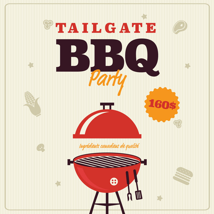 Boite style Tailgate Party (4-6 personnes)